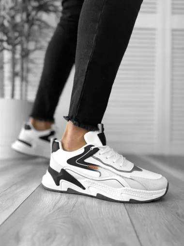 Adidasi barbati albi 726 N17-1